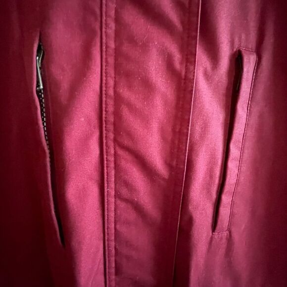 Lands End ~ Women’s Red Outerwear Jacket ~ Plaid Wool Lining ~ size L - Picture 7 of 13